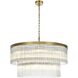 Harlow 14 Light 32 inch Satin Gold Chandelier Ceiling Light