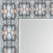 Rorschach 48 X 36 inch Indigo Blue Lacquer Mirror