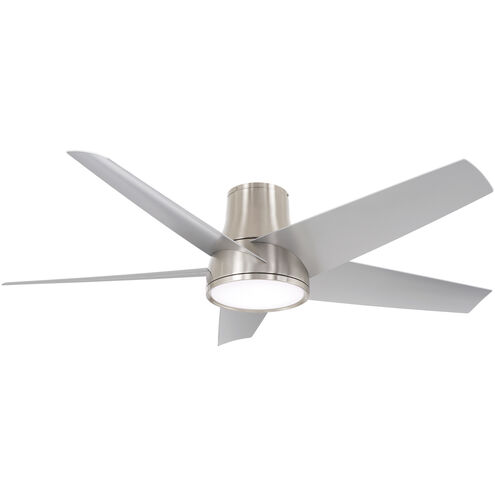 Chubby II 58 inch Brushed Nickel Wet with Silver Blades Indoor/Outdoor Ceiling Fan, Wifi