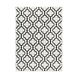 Seville 35 X 24 inch Black/White Rugs, Rectangle