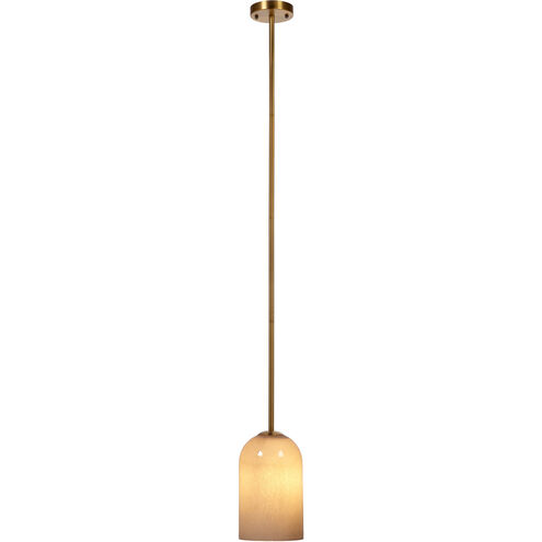 Holt 1 Light 7.25 inch Antique Brass Pendant Ceiling Light