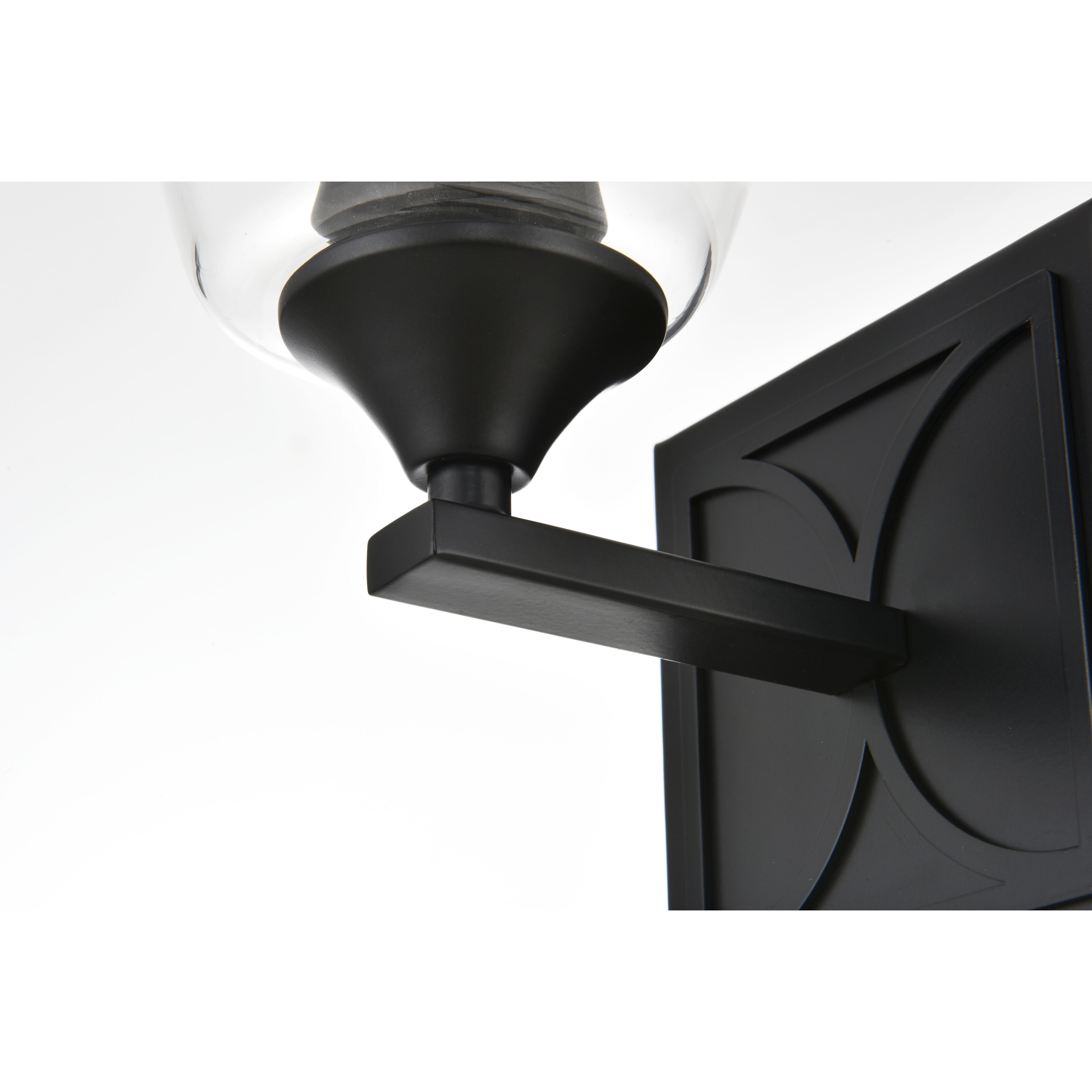 Harris 1 Light 5 inch Black Bath Sconce Wall Light