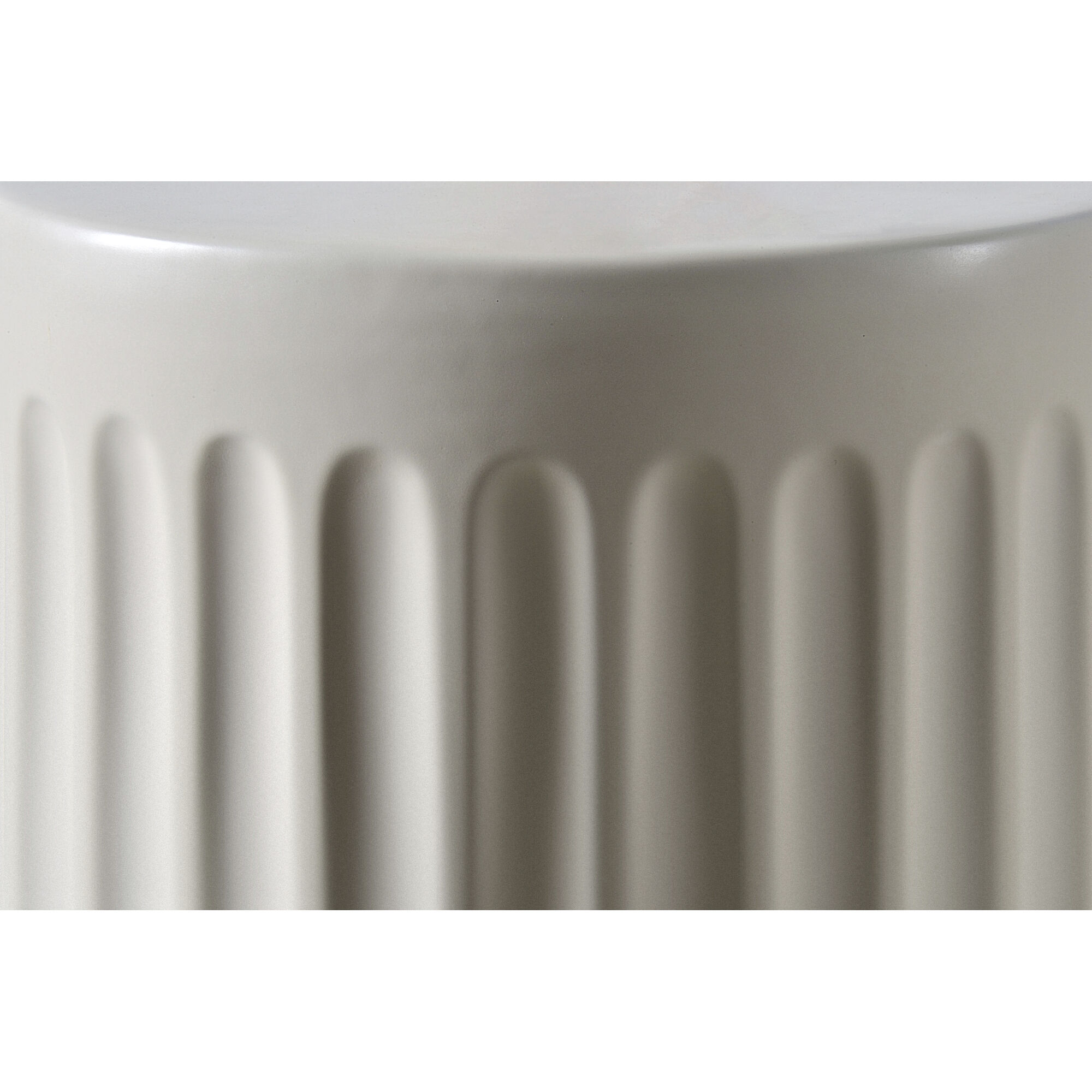 Lucian 15 X 13 inch Matte Off-White Outdoor Table