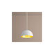 Lucci LED 16 inch White/Industrial Brass Pendant Ceiling Light