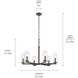 Crosby 6 Light Olde Bronze Chandelier Ceiling Light