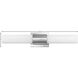 Portia LED 25 inch Polished Nickel Vanity Light Wall Light, Vertical
