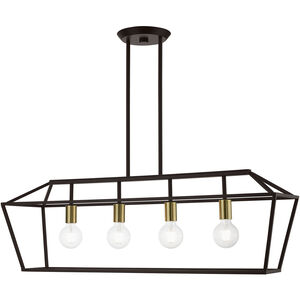 Devone 4 Light 10.00 inch Island Light