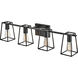 Filmore 33.5 inch Black Vanity Light Wall Light