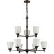 Jackson 9 Light 29 inch Oil Rubbed Bronze Chandelier Ceiling Light