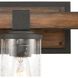 Annenberg 3 Light 22 inch Distressed Black Vanity Light Wall Light