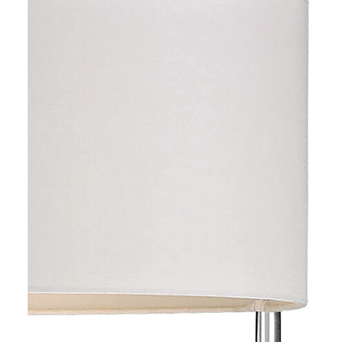 Attwood 64 inch 100.00 watt Polished Nickel Floor Lamp Portable Light in Incandescent, 3-Way