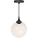Alora Mood Nouveau 1 Light 7.88 inch Pendant