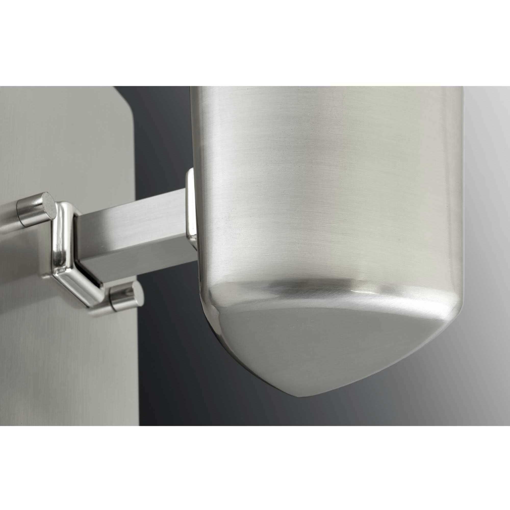 Zura 1 Light 5 inch Brushed Nickel Bath Vanity Wall Light, Design Series