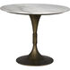 Jamna 36 X 36 inch Aged Brass Dining Table
