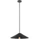 Bohemian 1 Light 20 inch Matte Black Pendant Ceiling Light