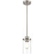 Beverlly 1 Light 4.5 inch Brushed Nickel Pendant Ceiling Light