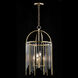 Lewis 4 Light 13 inch Aged Brass Pendant Ceiling Light