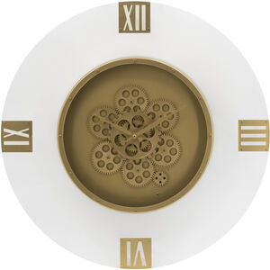 Roman Gear 23.6 X 23.6 inch Wall Clock