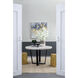 Anita 47.2 X 47.2 inch Cream and Black Dining Table