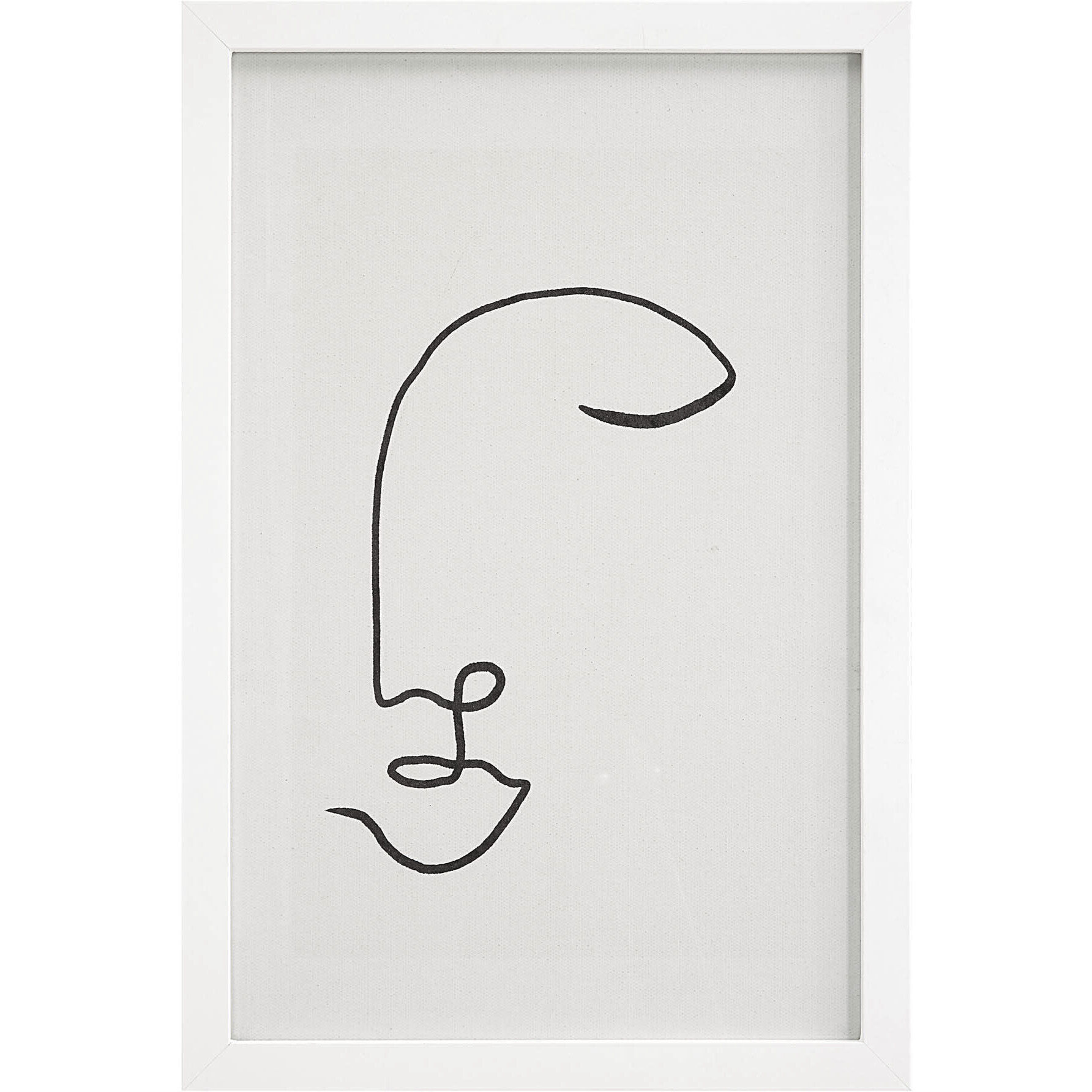 Priyanka White/Multiple Wall Art, 7 Piece