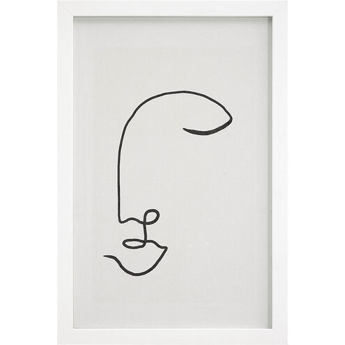 Priyanka White/Multiple Wall Art, 7 Piece