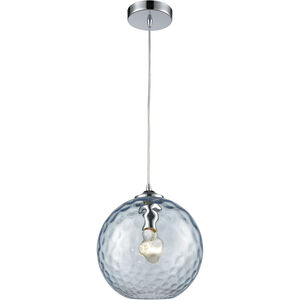 Watersphere 1 Light 10 inch Polished Chrome Multi Pendant Ceiling Light in Standard, Hammered Smoke, Configurable