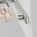 Dex 3 Light 4.75 inch Brushed Nickel Bath Vanity Wall Light in Brushed Nickel Silver