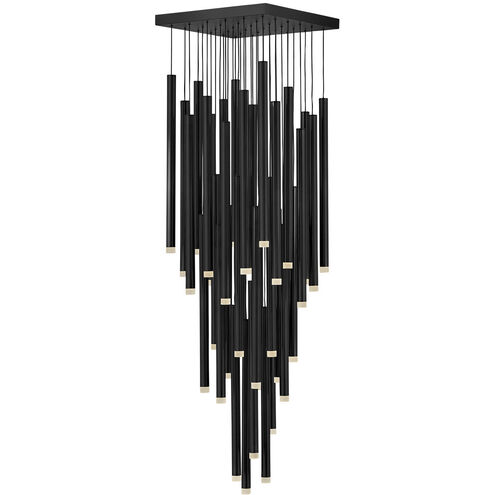 Harmony LED 18 inch Black Chandelier Ceiling Light