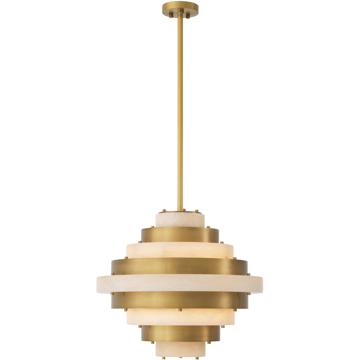Lazzari 12 Light 23.62 inch Antique Brass with Alabaster Chandelier Ceiling Light
