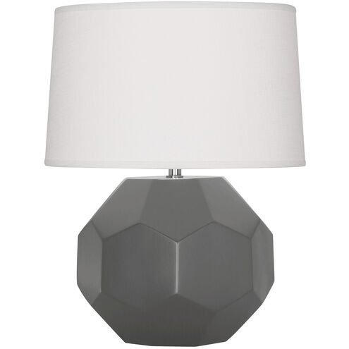 Small Franklin 16.38 inch 60.00 watt Matte Ash Accent Lamp Portable Light