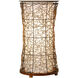 Cameron 28 X 15 inch Brown and Black and White Accent Table