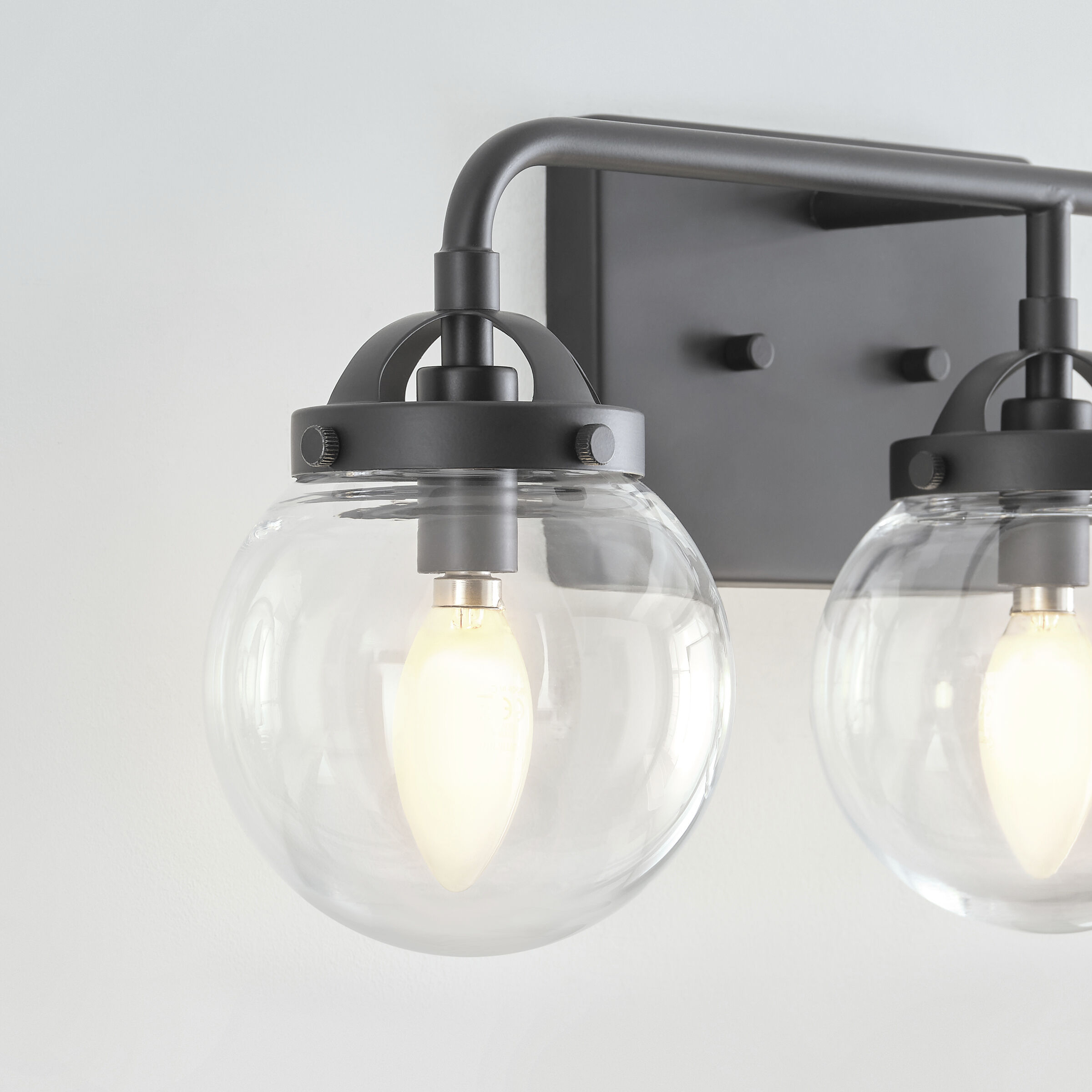 Bryce 3 Light 21.75 inch Midnight Black Bath Vanity Wall Sconce Wall Light