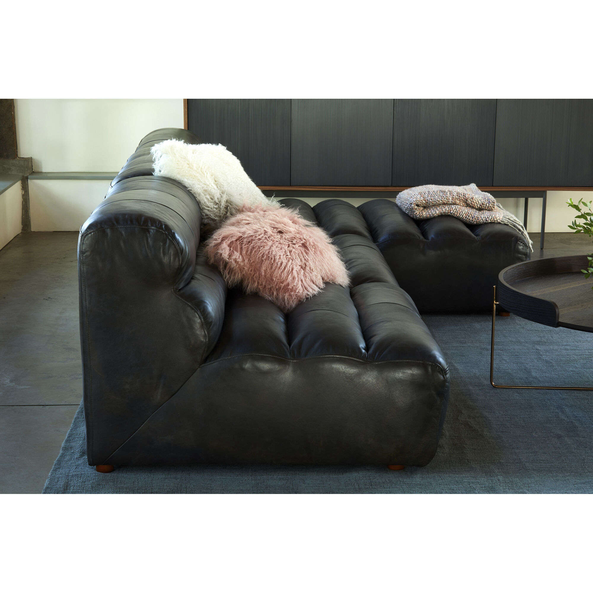 Ramsay Black Chaise