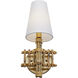 Nevis LED 7 inch French Gold Wall Sconce Wall Light