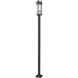 Fortis 2 Light 119.25 inch Sand Black Outdoor Post Mounted Fixture