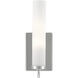 Brindisi 1 Light 5 inch Polished Nickel/Opaque Glass Wall Sconce Wall Light