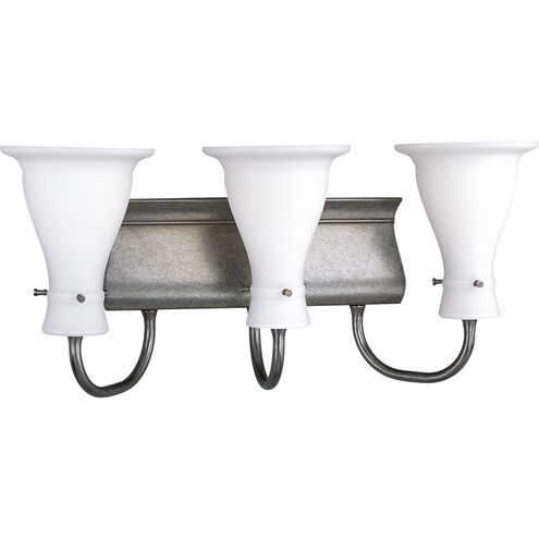Lockwood 3 Light 23 inch Aged Pewter Bath Vanity Wall Light