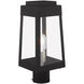 Oslo 1 Light 15 inch Black Outdoor Post Top Lantern