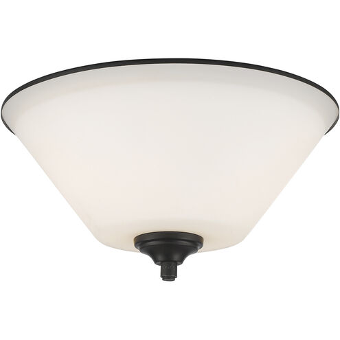 Jarra 2 Light 13 inch Bronze Flush Mount Ceiling Light