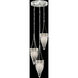 Mirage 3 Light 17.5 inch Silver Pendant Ceiling Light