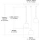 Kersey LED 10 inch Satin Nickel Multi Pendant Ceiling Light, Configurable