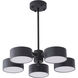Canada LED 24 inch Black LED Chandelier Ceiling Light