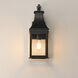 Bramwell VX 1 Light 20 inch Black Patina Outdoor Wall Mount