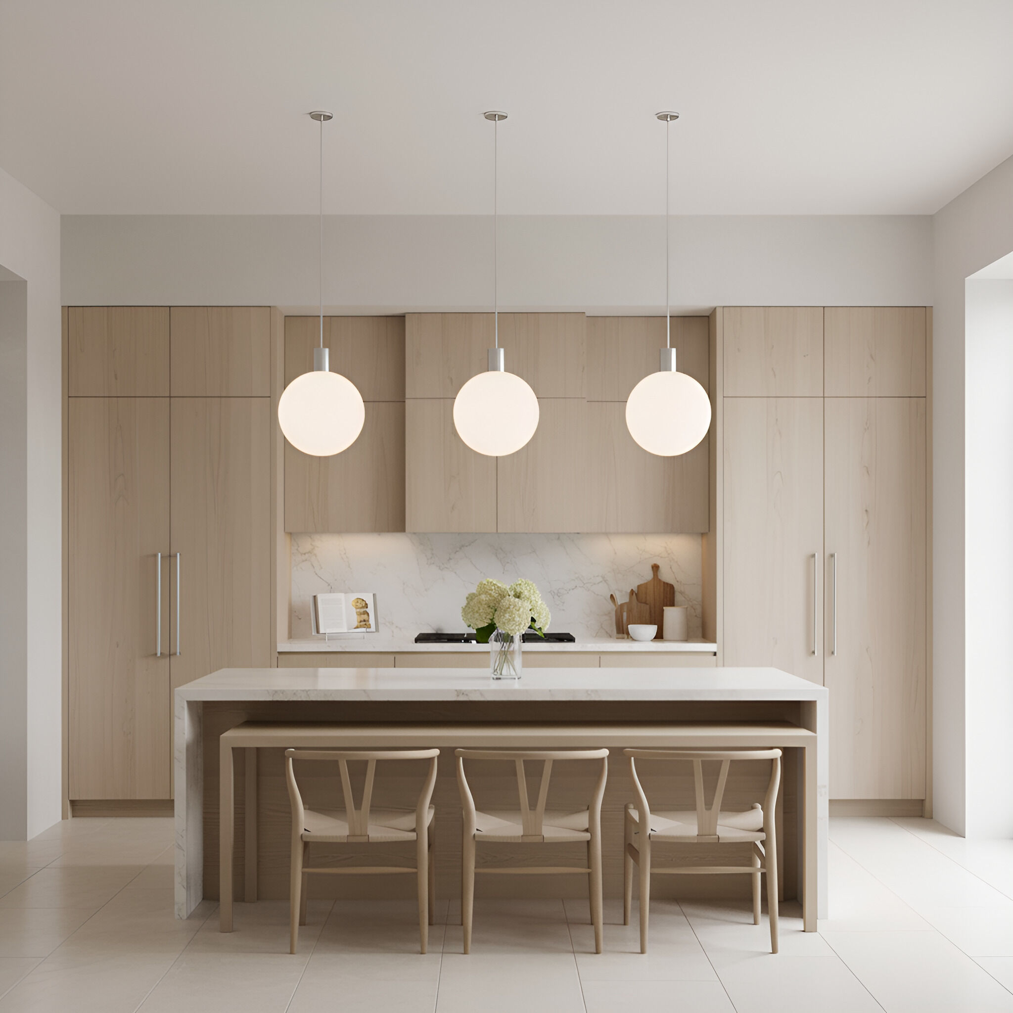 Drew & Jonathan Colewood 1 Light 20 inch Brushed Nickel Pendant Ceiling Light, Large