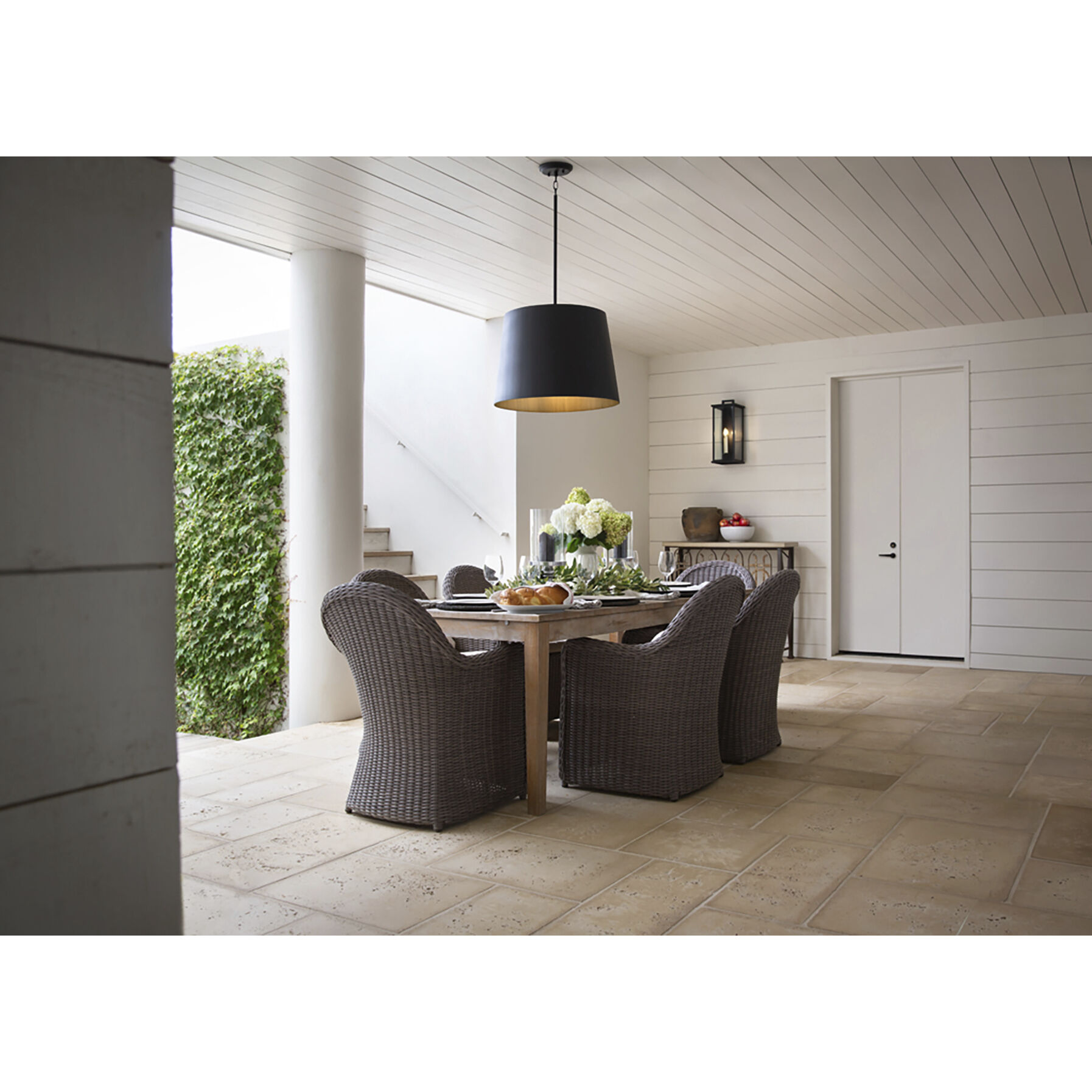 Open Air Alder 1 Light 20 inch Burnished Bronze Outdoor Pendant