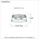 Ludlow 3 Light 13.25 inch Brushed Nickel Flush Mount Ceiling Light