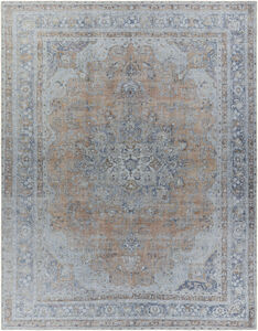 Tahmis 122 X 94 inch Pewter Rug, Rectangle
