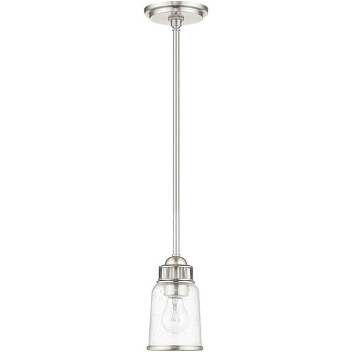 Lawrenceville 1 Light 5 inch Brushed Nickel Mini Pendant Ceiling Light