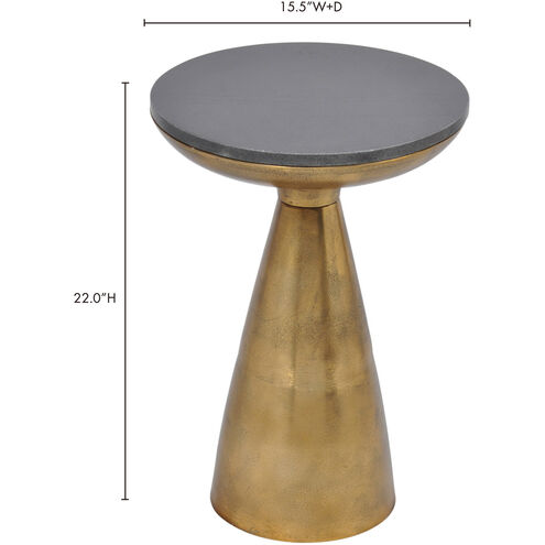 Font 22 X 16 inch Yellow Side Table