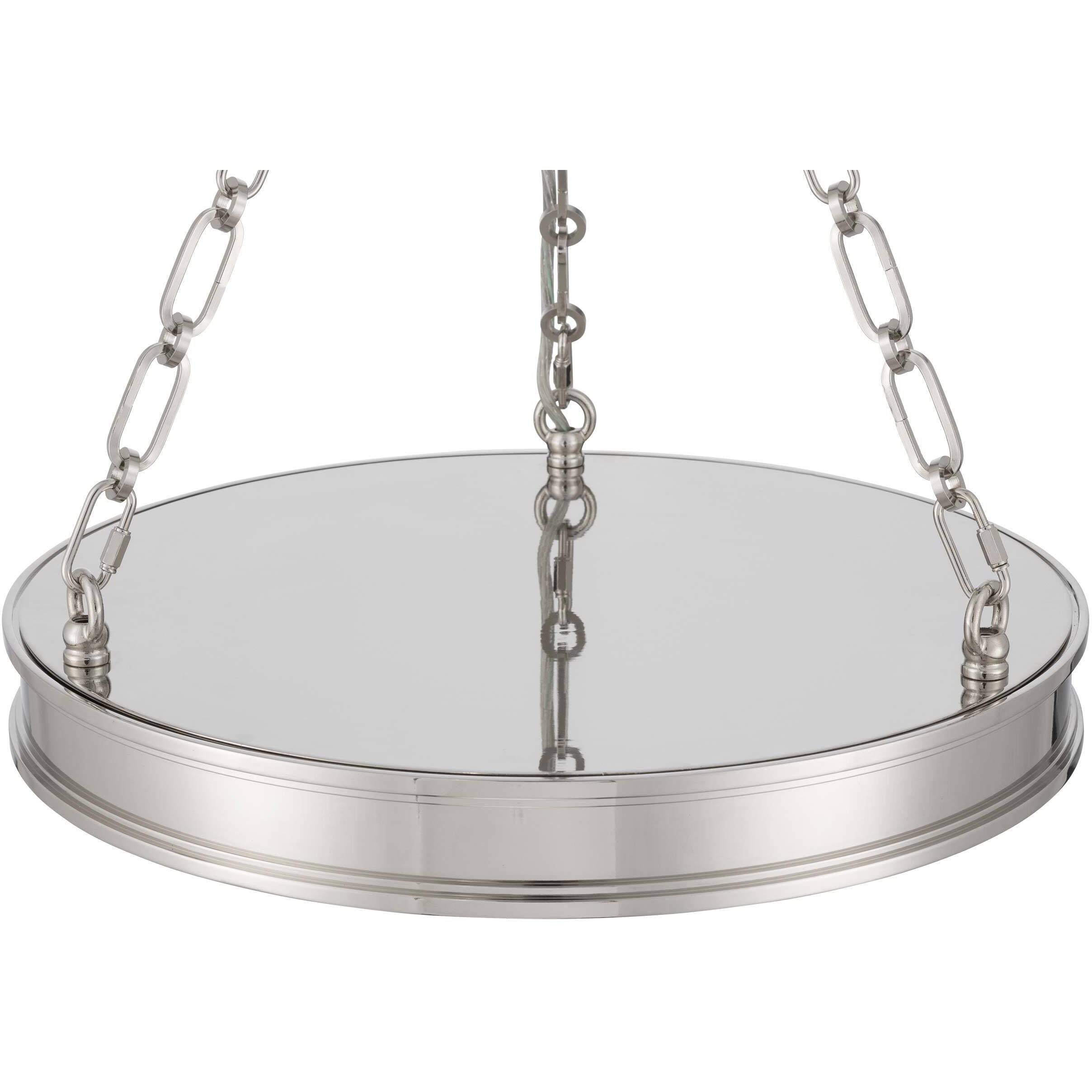 Cameron 1 Light 24 inch Polished Nickel Pendant Ceiling Light